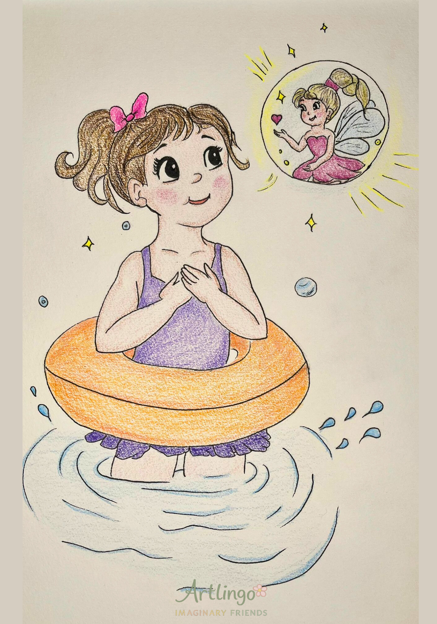 Zelda és a Bátorság Tündér illusztráció